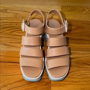 Sorel Tan Strappy Sandals